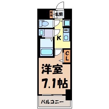プレサンス上前津グレース 間取り図