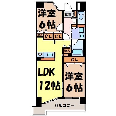 ヴィラエーデル大須 間取り図