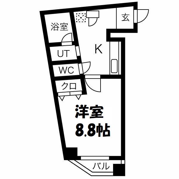 アールズコート新瑞橋駅前 間取り図