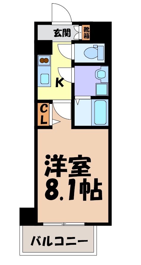 エスリード名古屋東別院 間取り