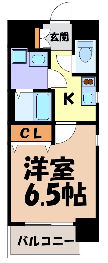 エステムコート名古屋黒川シャルマン 間取り図