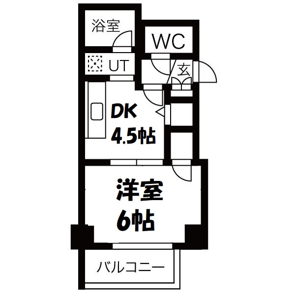 マイルドハイツ尾頭橋 間取り図