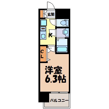 メイクス矢場町 間取り図