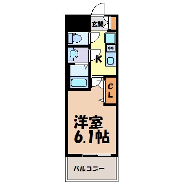 メイクス矢場町 間取り図