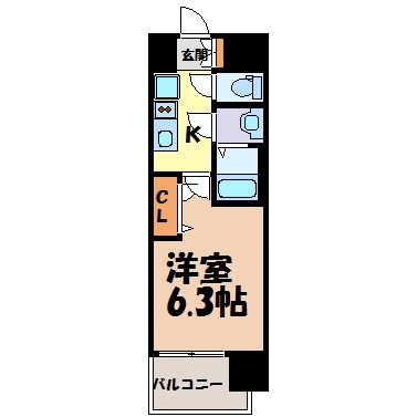 メイクス矢場町 間取り図