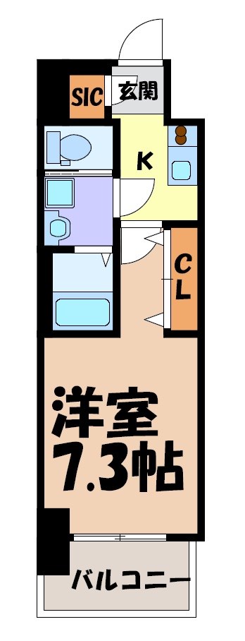 S-RESIDENCE名駅南 間取り図