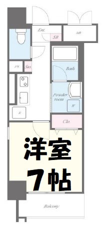 グランツェ名駅太閤通 間取り図