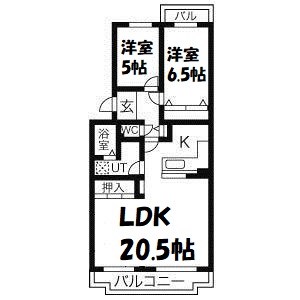 オーク・ヒルズ川名山 間取り