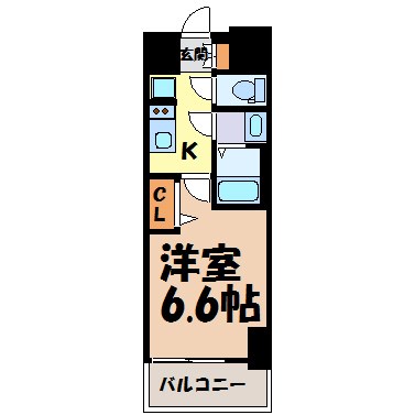 エステムコート名古屋グロース 間取り図