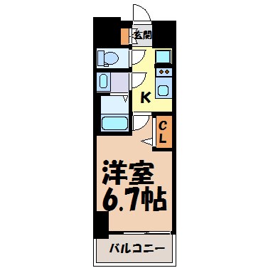 エステムコート名古屋グロース 間取り図