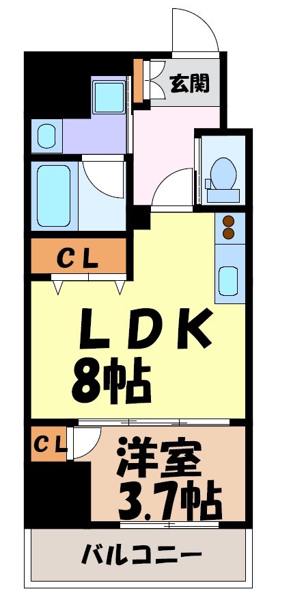 サンシャイン大須 間取り図