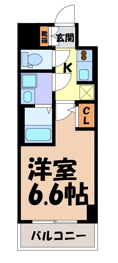 S-RESIDENCE名駅 間取り図