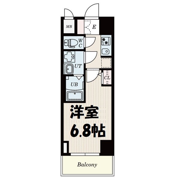 S-RESIDENCE名駅 間取り図