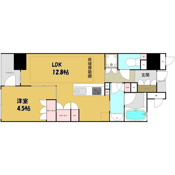 ローレルアイ久屋大通 間取り図