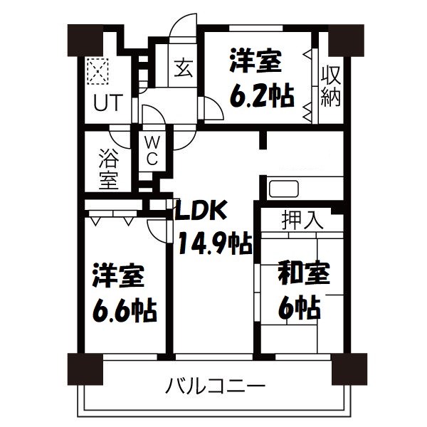 グランドメゾン鶴舞公園 間取り図