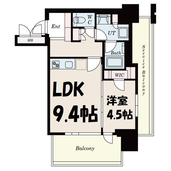 ローレルタワー名古屋栄 間取り図