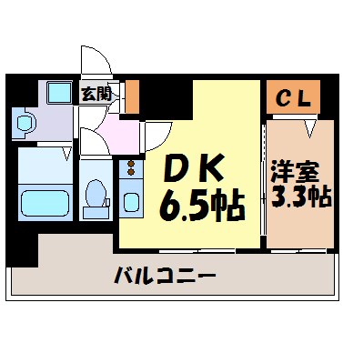 アステリ鶴舞エーナ 間取り図