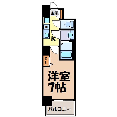 アステリ鶴舞エーナ 間取り図