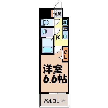 アステリ鶴舞エーナ 間取り図