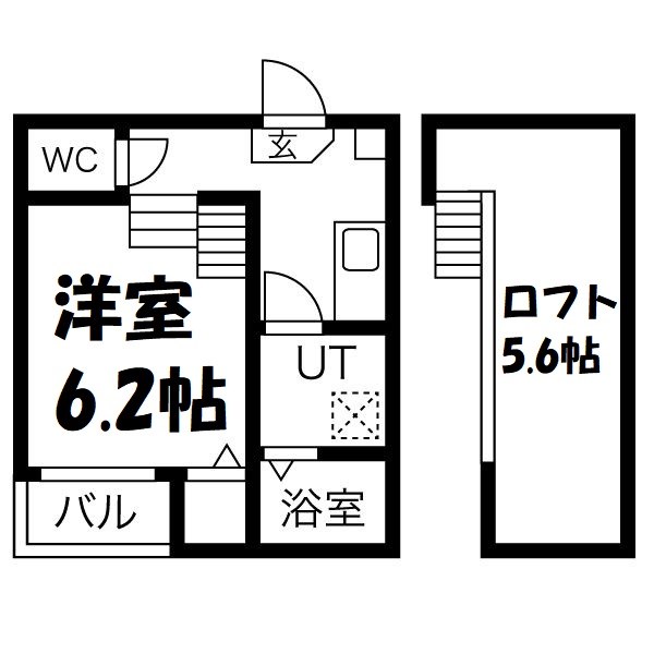 ロイヤルクレスト八熊 間取り図