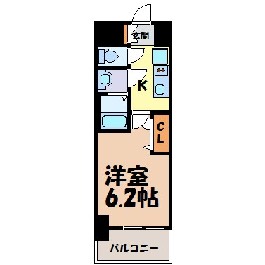 メイクス矢場町 間取り図