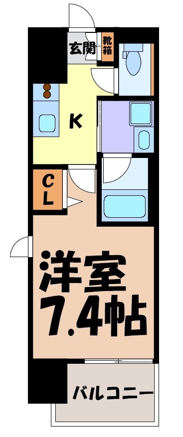 レジデンス新栄スクエア 間取り図