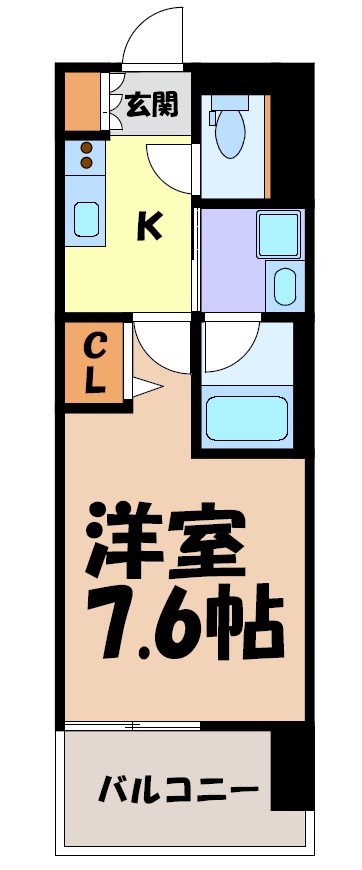 レジデンス新栄スクエア 間取り図