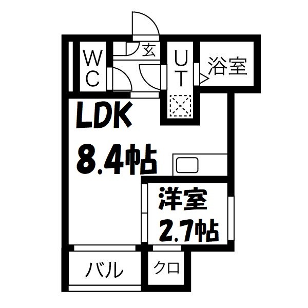 R-smart尾頭橋 間取り図