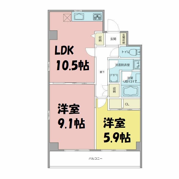 エミナンス汐路 間取り図