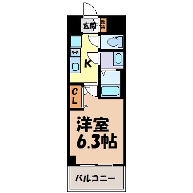 プレサンス名古屋幅下ファビュラス 間取り図