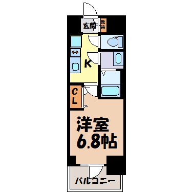 プレサンス名古屋幅下ファビュラス 間取り図