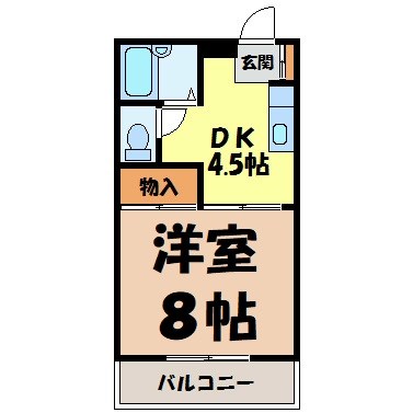 翠明ビル明月 間取り図