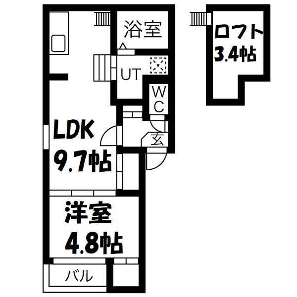 ラメールⅠ 間取り図