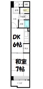 アーバンドエル杁中 間取り図