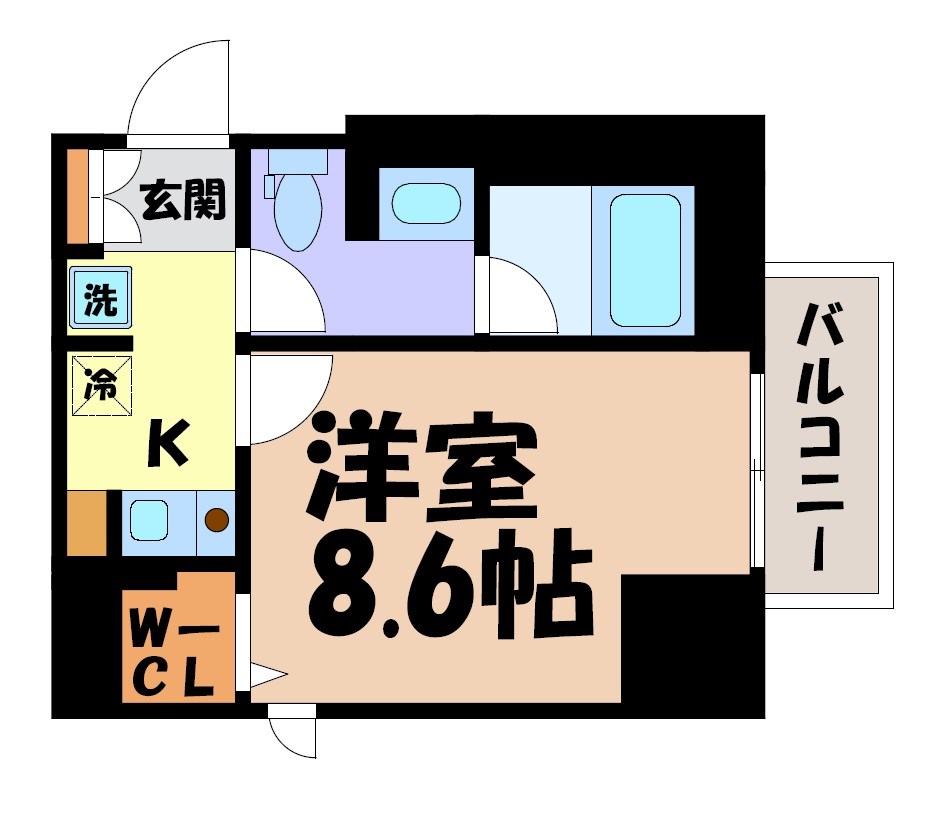 パークアクシス新栄 間取り図