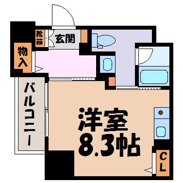 パークアクシス新栄 間取り図
