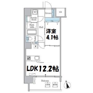 ルーエ池下 間取り図