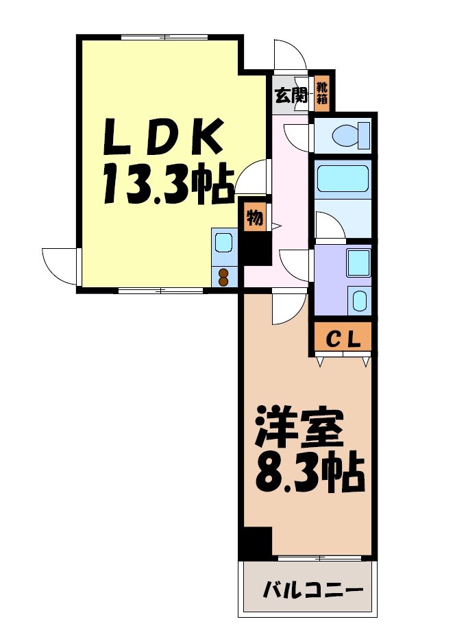 ヴァンキッシュ 間取り図
