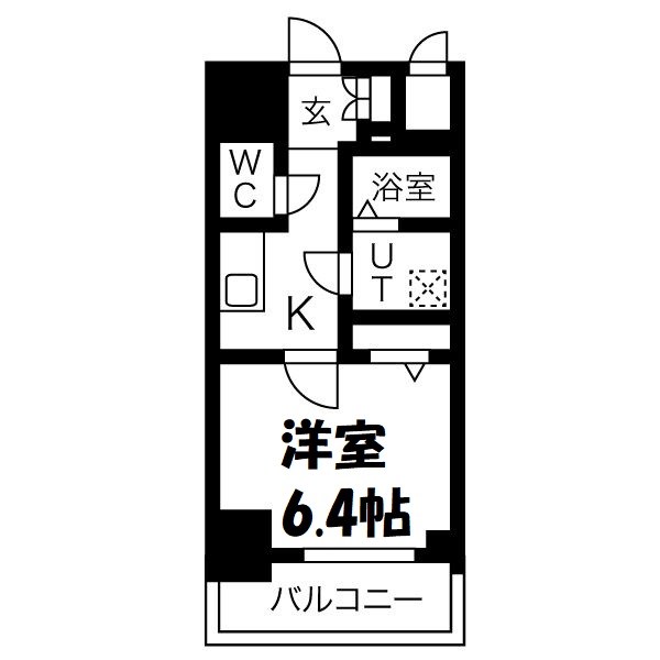 エスリード名古屋STATION　WEST 間取り図