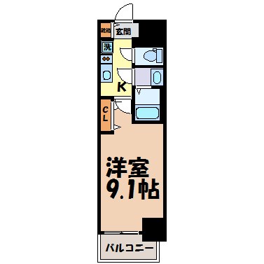 ディアレイシャス浅間町 間取り図