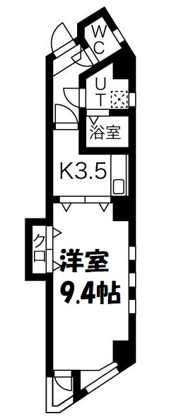 グランデ城西 間取り図