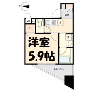 CAVANA新栄 間取り