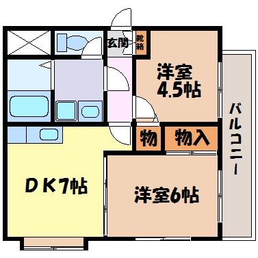 エルアモール 間取り