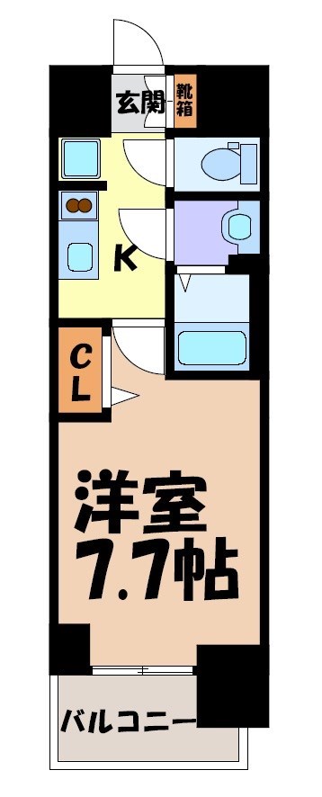 プレサンス東別院駅前Ⅱ 間取り図