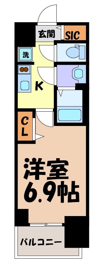 プレサンス東別院駅前Ⅱ 間取り図