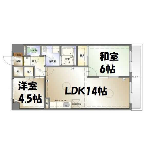 シャトーマスヒコ 間取り図