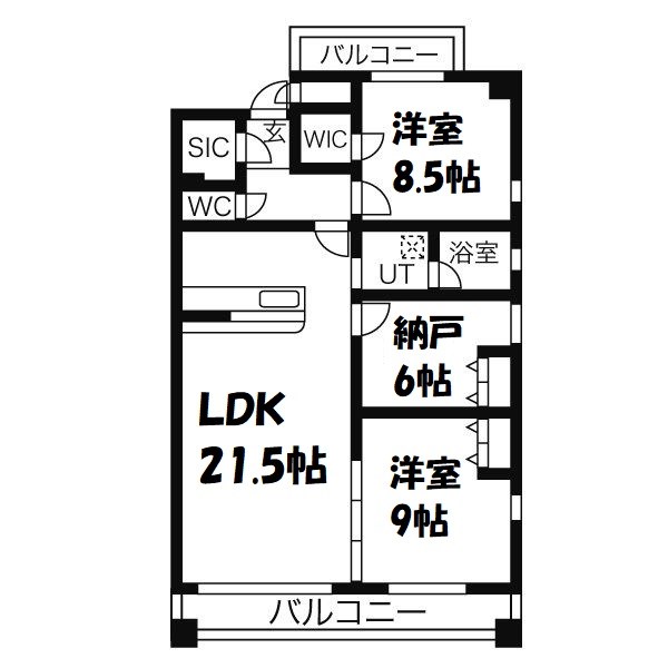 ＣＡＳＡ川名山 間取り