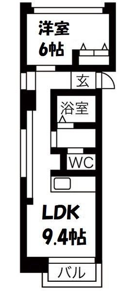 コート仲田 間取り