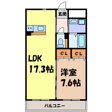 Ｃｏｓｍｉｃ　Ｒｅｉ 間取り図