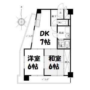 エステートⅡ 間取り図